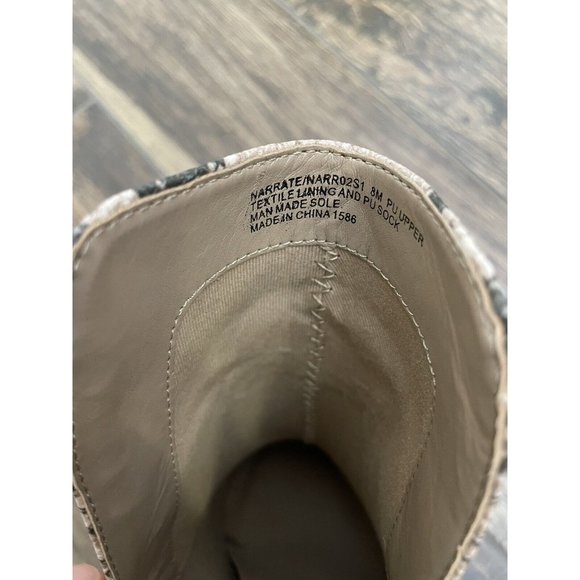 Steve Madden Size 8 Rookie Bootie Boots Snakeskin Animal Print - Picture 9 of 13